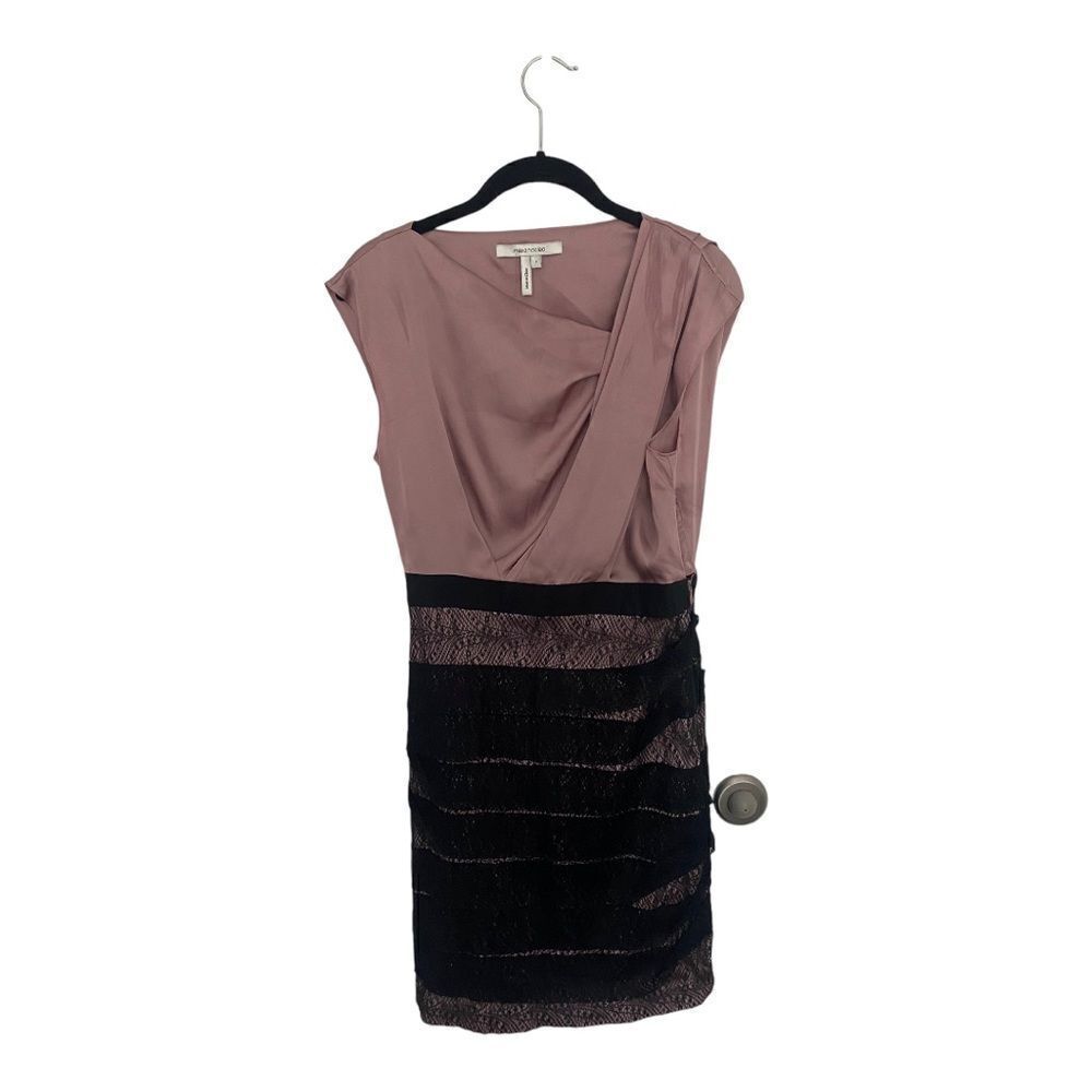 Max and Cleo SZ 4 pink and black dress